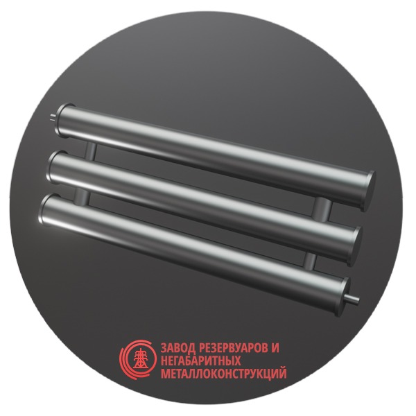 Регистры отопления трехрядные РСП-3x89x3.0-1000 мм