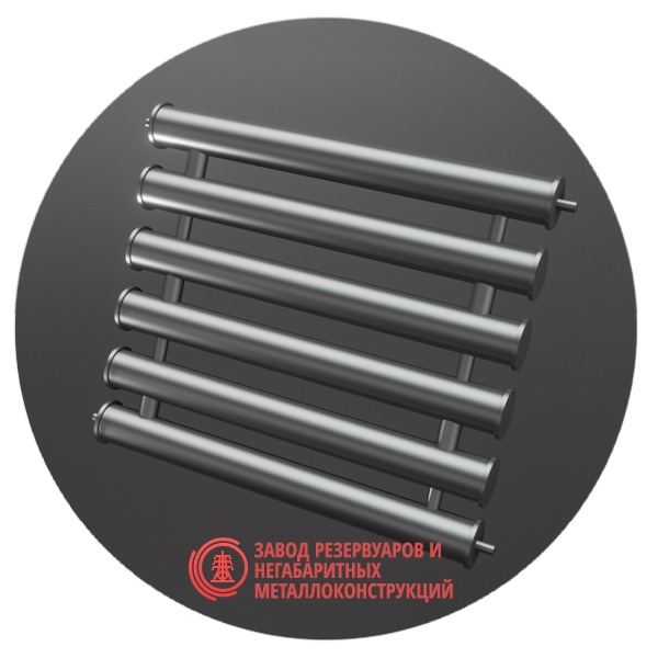 Регистры отопления шестирядные РСП-6x114x4.0-6000 мм